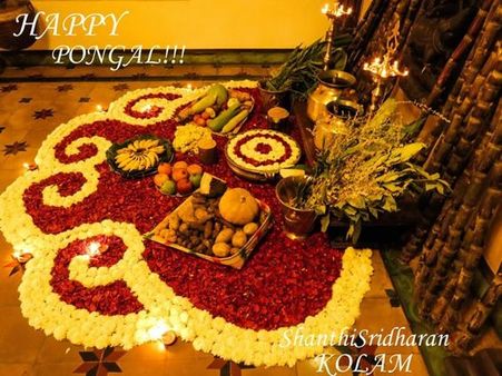 The Flower Carpet To Adorn Your Pooja Area