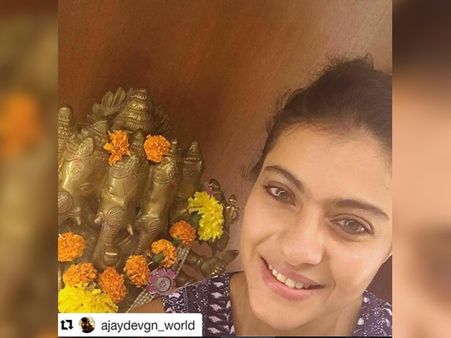 Joined Eyebrows From Kajol