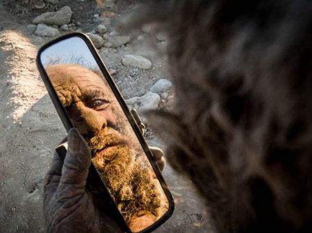 He Never Showered Because… He Never Showered Because…