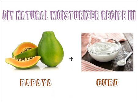 DIY Natural Moisturizer Recipe III: Papaya + Curd