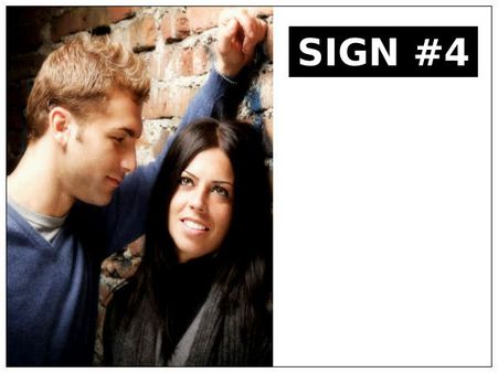 4) No Eye Contact After The Kiss: