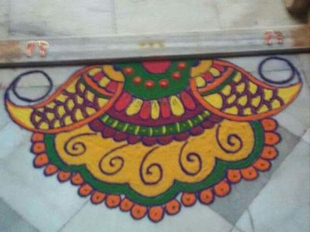 The Half Rangoli