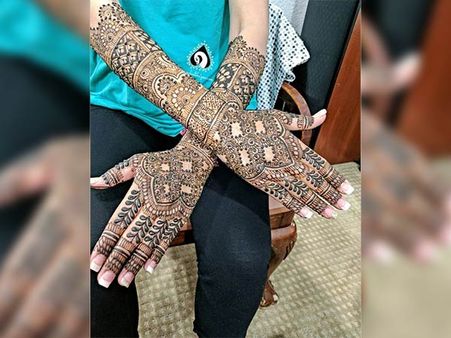 Indian Mehendi Elaborate Designs