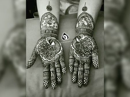 Bride & Groom Design Mehendi
