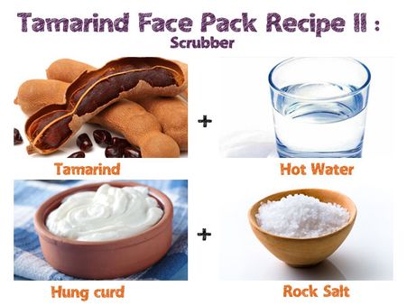 Tamarind Face Pack Recipe II: Scrubber