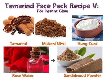 Tamarind Face Pack Recipe V: For Instant Glow