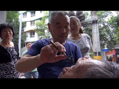 How They Shave The Eyes