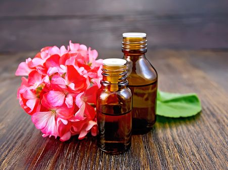 3. Geranium Essential Oil