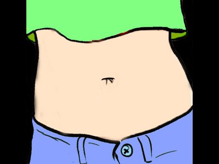 The Reversed Y-shaped Belly Button