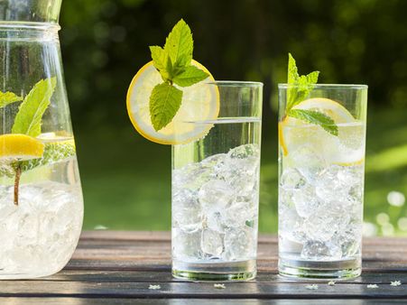 4. Mint Juice + Honey