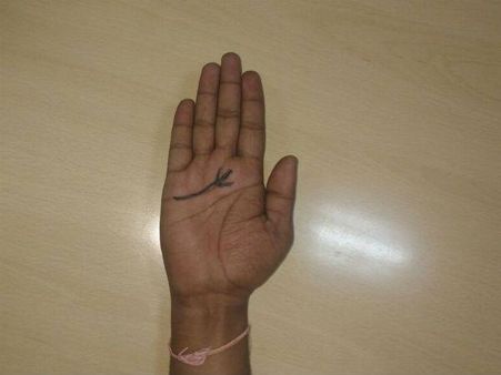 Trident At The End Of The Heart Line