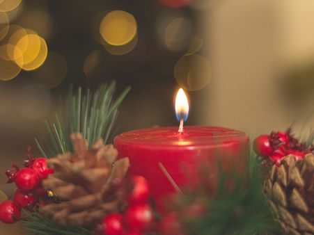 1st Candle - A Purple Candle - Candle Of Hope Or Prophecy Candle 1st Candle - A Purple Candle - Candle Of Hope Or Prophecy Candle