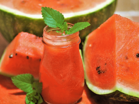 2. Watermelon And Mint Juice