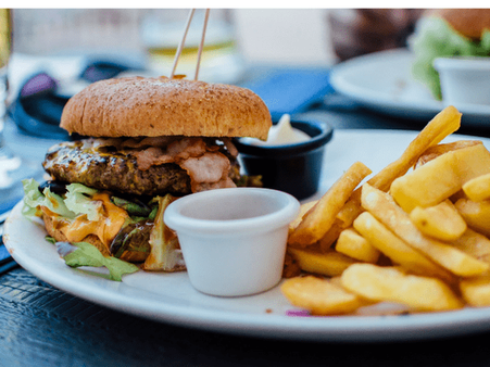 #15 Burger With Fries