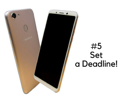 #5 Set A Deadline! #5 Set A Deadline!