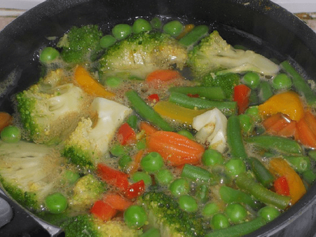 2. Boiling Veggies