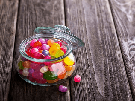 3. Hard And Sticky Candies