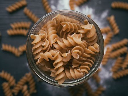 Whole grain pasta