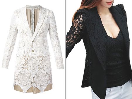 Lace Blazer 