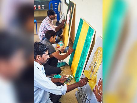 6) Tell us about your efforts in bringing together 50 artists from all over the world.