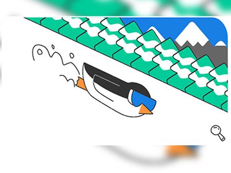 There Are Penguins And Even A Dog As Well...