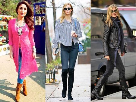 Knee-length Boots with Separates; A Comfort With Coolness 