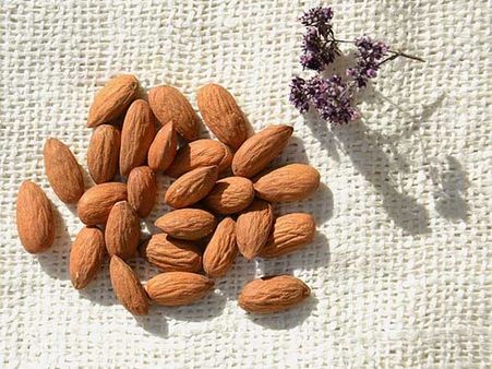 10. Almonds: