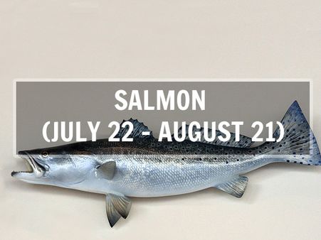 Salmon (July 22–August 21; Leo)