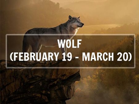 Wolf (February 19–March 20; Pisces)