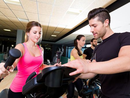 1. Socialising At The Gym 