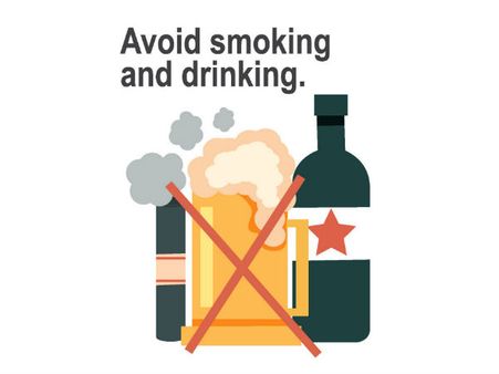 13. Avoid Alcohol And Cigarette