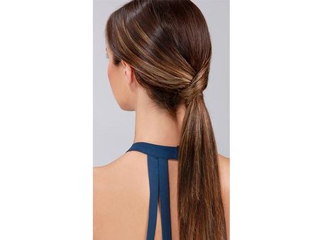 1. Knotted Ponytail