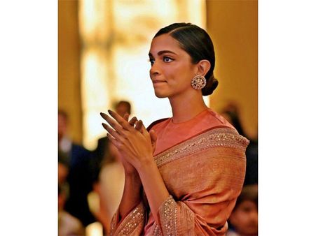 Deepika Padukone's Low Back Bun