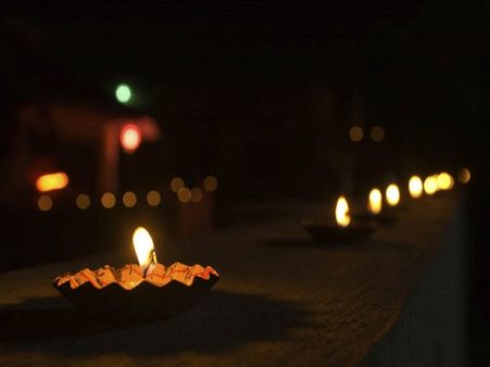 Lighting A Lamp Pleases Goddess Lakshmi