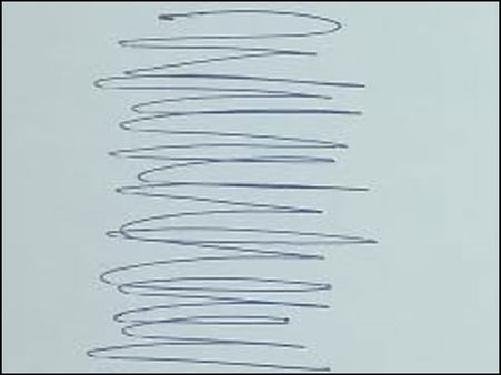 Vertical Scribbling Doodle Vertical Scribbling Doodle