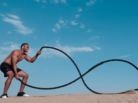 5. Battle Rope Circles