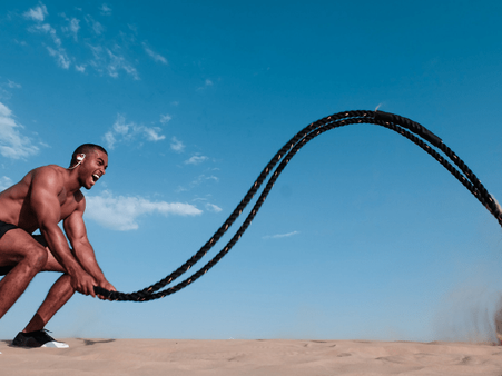 6. Battle Rope Flyes