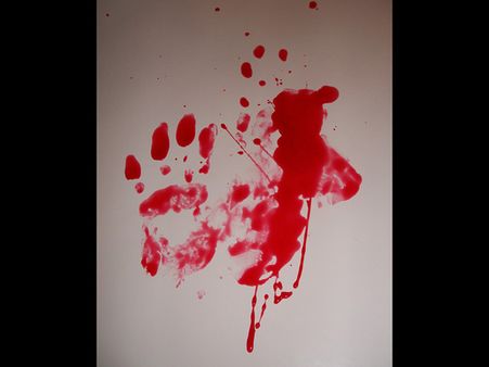 He Painted With Her Blood