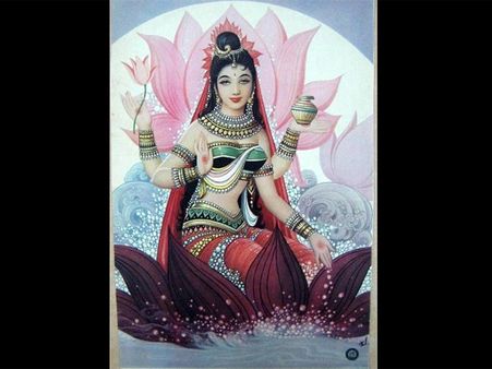 Goddess Lakshmi Appeared From Ksheer Sagar