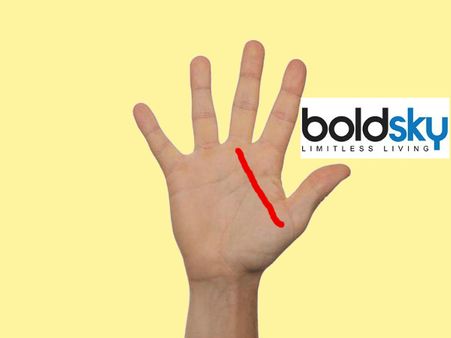 When A Line Extends From Bottom Of Your Thumb To Middle Finger