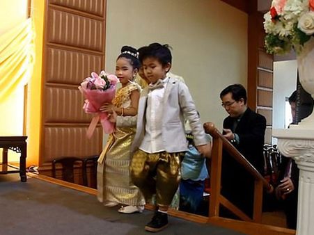 The Wedding Was Held In A Grand Ceremony