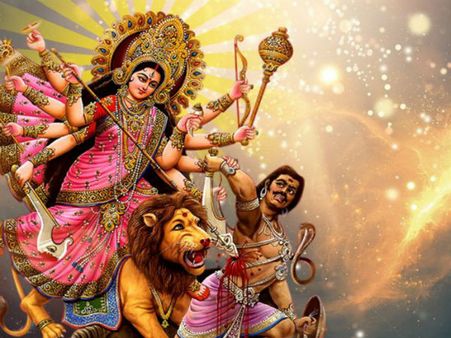 5. Om Sharanaagata Deenaartha Paritraana Paraayaney Sarwa Syarthi Harey Devi Naraayani Namostutey