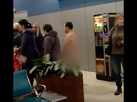 He Passed Through The Check-In All Dressed