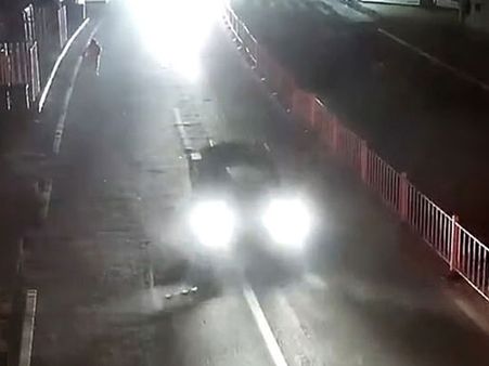 The Man Was Hit By A Van