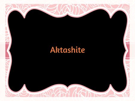 Aktashite