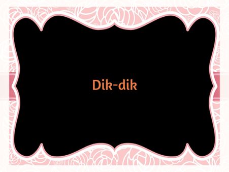 Dik-dik