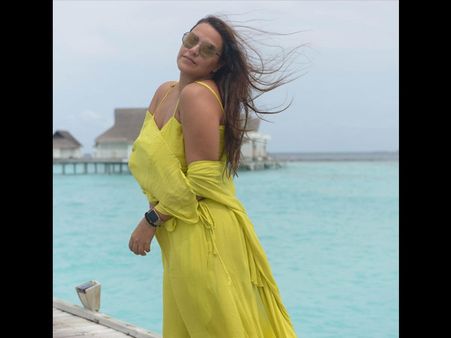 Neon Yellow Three Piece Co-ord Set 