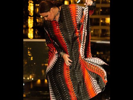 Triple Sword Pattern Kaftan