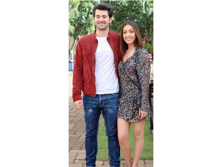 Multicoloured Sequinned Dress