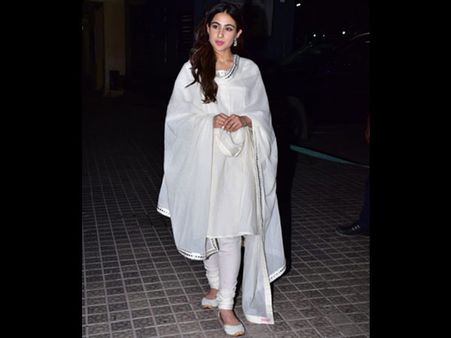 Sara Ali Khan’s Plain White Suit